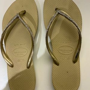 Havaianas Slim Crystal Mesh Flip Flop